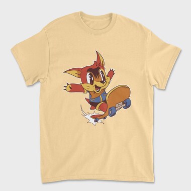 Cartoon Skate, Unisex Men's T-Shirt