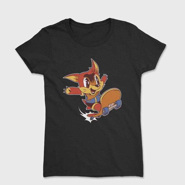 Cartoon Skate, Women's T-Shirt