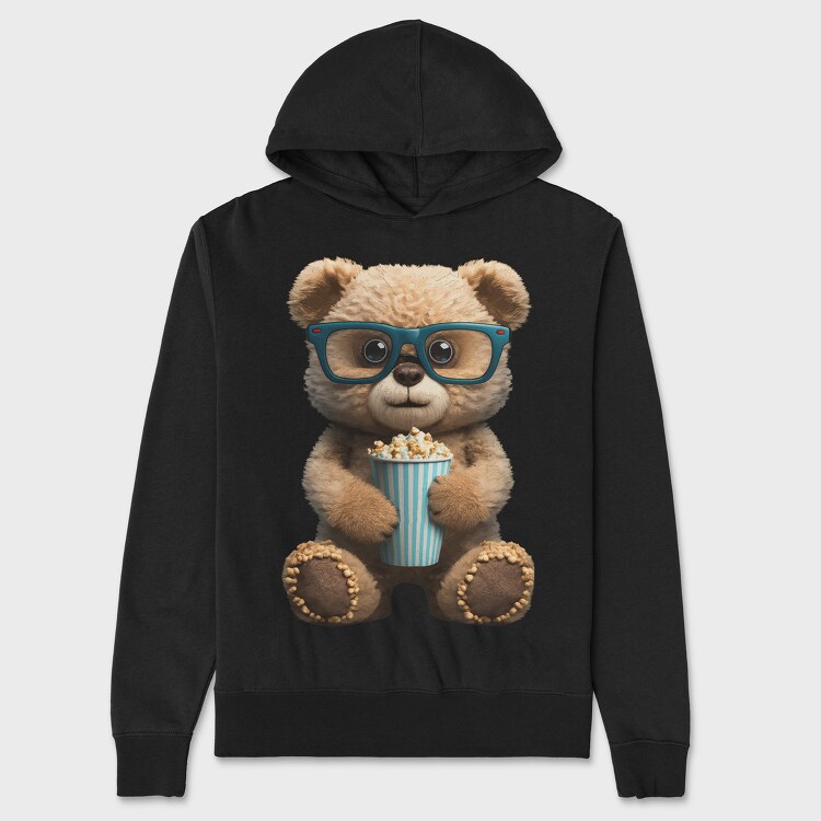 Teddy Bear Popcorn, Unisex Men's Hoodie