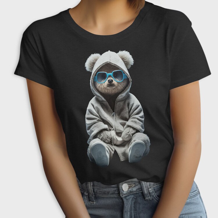 Teddy White Sweatsuit, Women's T-Shirt