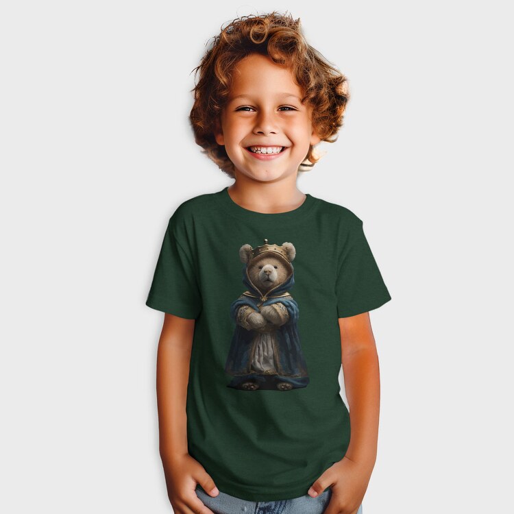 Regal Teddy Bear, Kids' T-Shirt
