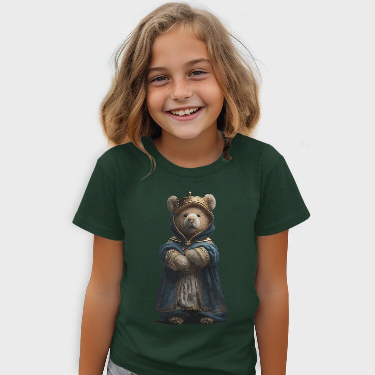 Regal Teddy Bear, Kids' T-Shirt