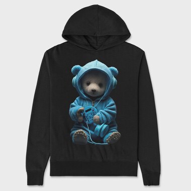 Cute Teddy Bear, Unisex Men's Hoodie