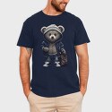 School Teddy Bear, Unisex Men's T-Shirt