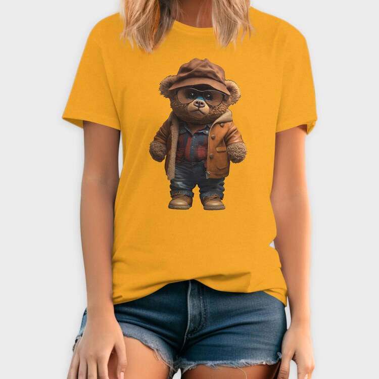 Vintage Teddy Bear, Унисекс Мъжка Тениска