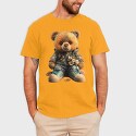 Floral Teddy, Unisex Men's T-Shirt