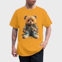 Floral Teddy, Unisex Men's T-Shirt