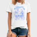 Iconic Vintage Convertible With Girl in Nature, Women's T-Shirt
