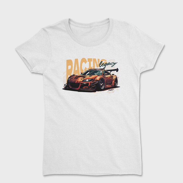 Luxury Sports Car Racing Legacy, Дамска Тениска