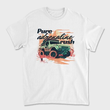 Offroad Truck Line, Unisex Men's T-Shirt