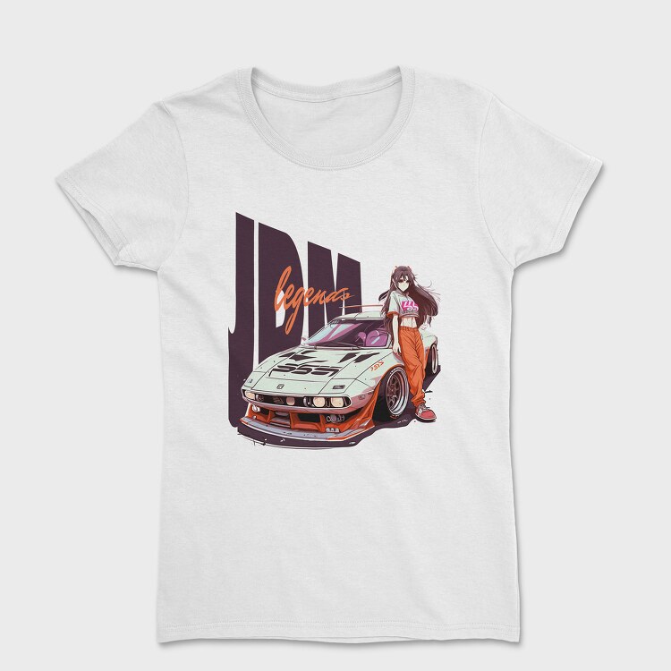Personalized Car Girl Sleeve, Women's T-Shirt