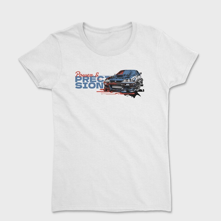 Power and Precision Personalized Car, Women's T-Shirt