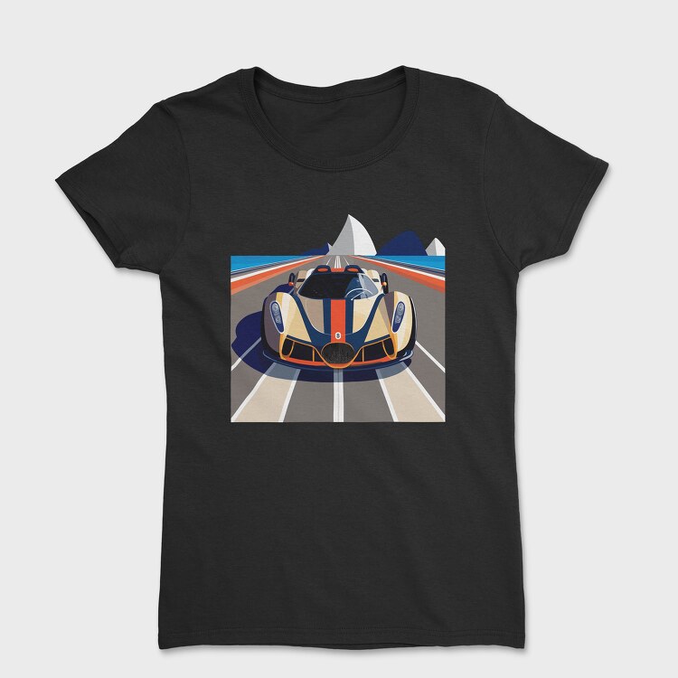Retro Vintage Supercar, Women's T-Shirt