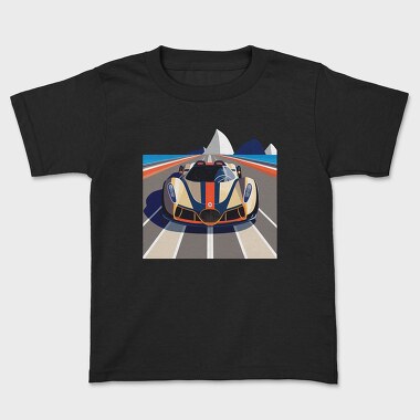 Retro Vintage Supercar, Kids' T-Shirt