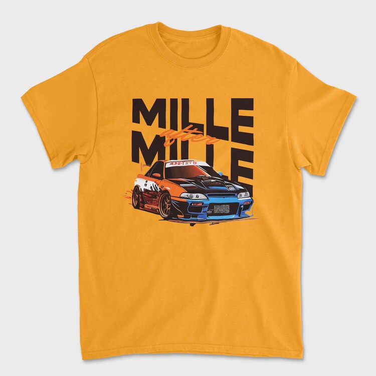 Side View Multi Color Personalized Car, Unisex Men's T-Shirt