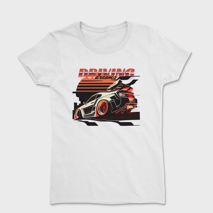 Supercar Racing Car Driving Dreams, Women's T-Shirt
