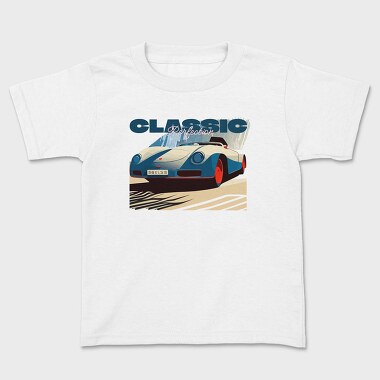 Vintage Auto Front View Classic Perfection, Kids' T-Shirt