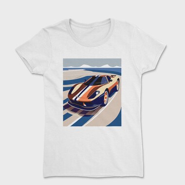 Vintage Retro Supercar 2, Women's T-Shirt