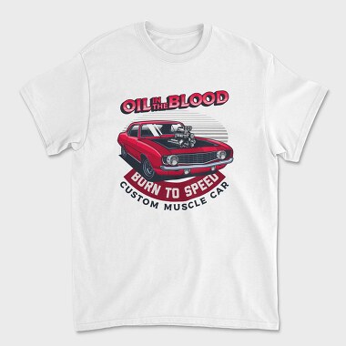 1969 Pontiac GTO(naked engine), Unisex Men's T-Shirt