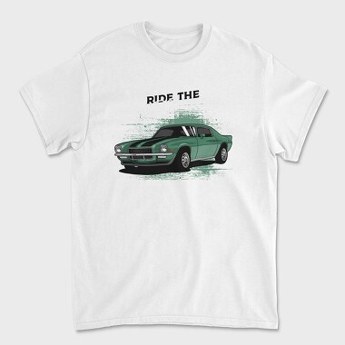 Унисекс Мъжка Тениска, 1971 Camaro SS