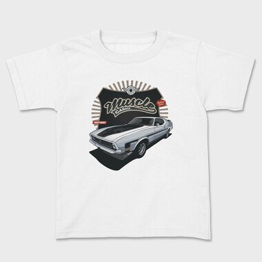 1972 Ford Mustang Mach 1 Fastback, Kids' T-Shirt