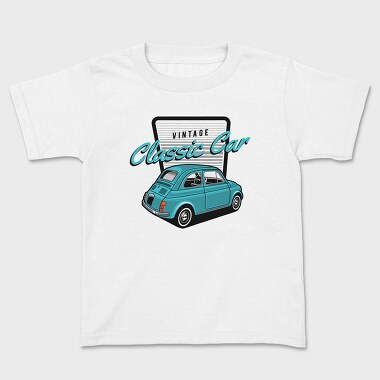 Kids' T-Shirt, 1975 Fiat 500