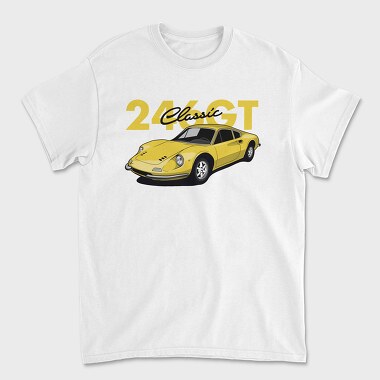 Ferrari Dino 246 Gt, Unisex Men's T-Shirt