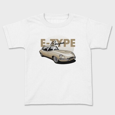 Kids' T-Shirt, Jaguar E Type Coupe