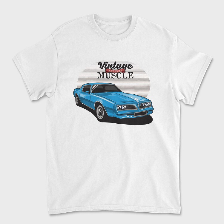 Pontiac Firebird Esprit 1978, Унисекс Мъжка Тениска