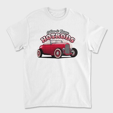 Унисекс Мъжка Тениска, Hotrod 4