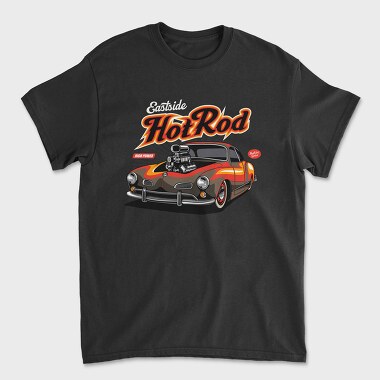 Hotrod 9, Унисекс Мъжка Тениска