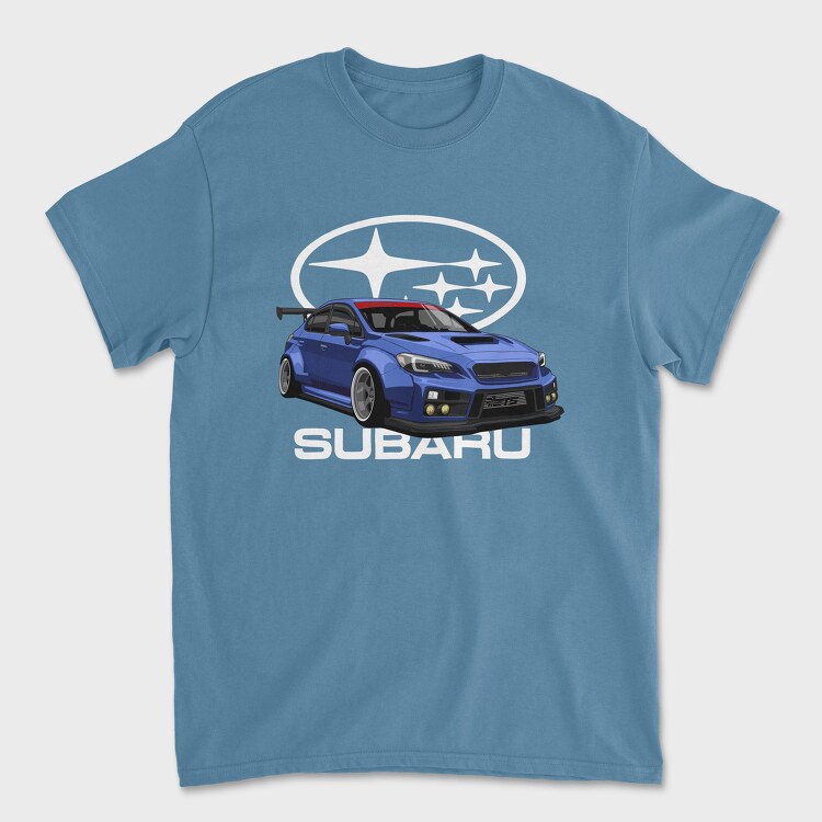 Blue Subaru, Унисекс Мъжка Тениска