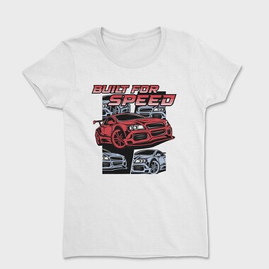 Built for Speed Gtr Red, Women's T-Shirt