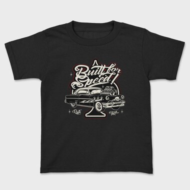 Built for Speed Hotrod Old, Kids' T-Shirt