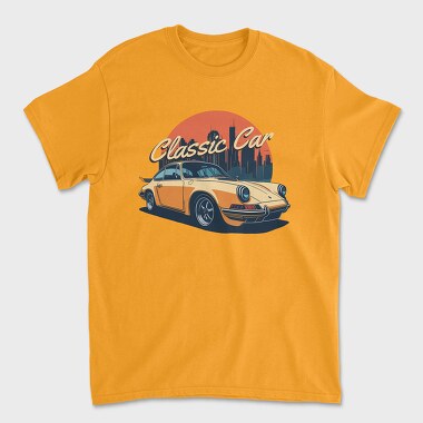 Classic Car Porsche, Unisex Men's T-Shirt