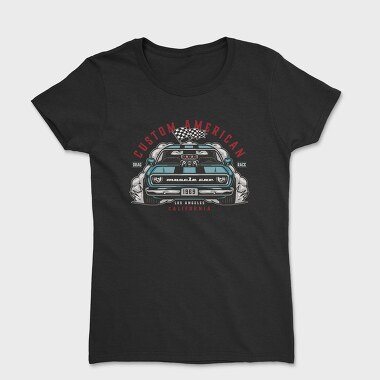Women's T-Shirt, Custom American Muscle Car