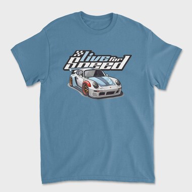 Live for Speed Porsche, Unisex Men's T-Shirt