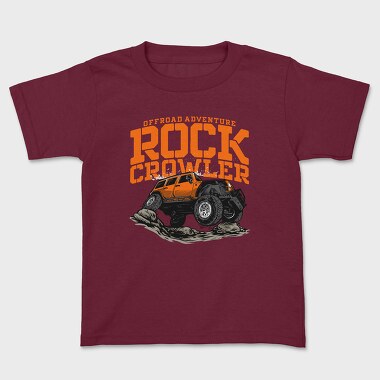 Offroad Adventure Rock Crowler Jeep, Kids' T-Shirt