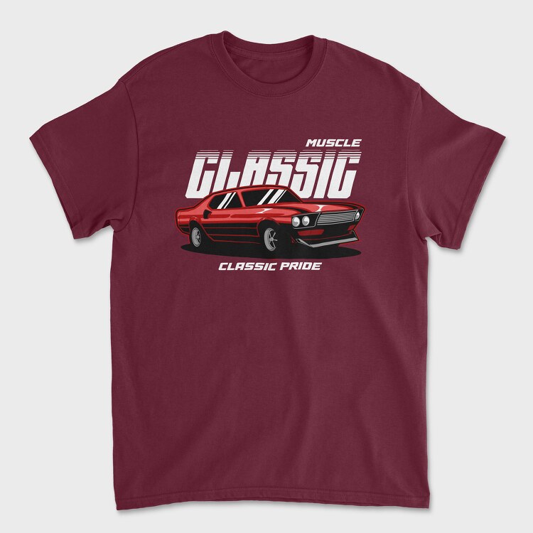 Old Hotrod Classic Car, Unisex Men's T-Shirt