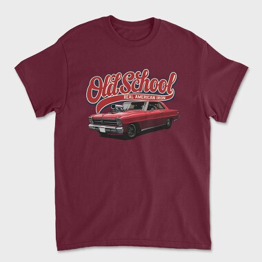 Old School Real American Iron, Unisex Men's T-Shirt