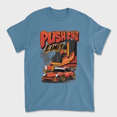 Push the Limit Porsche, Unisex Men's T-Shirt