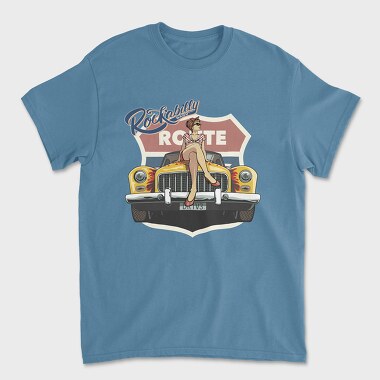Rackabilly Route, Unisex Men's T-Shirt