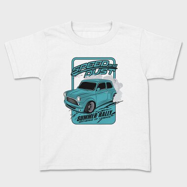 Speed and Dust Mini, Kids' T-Shirt