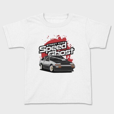 Speed Shost Street King, Kids' T-Shirt