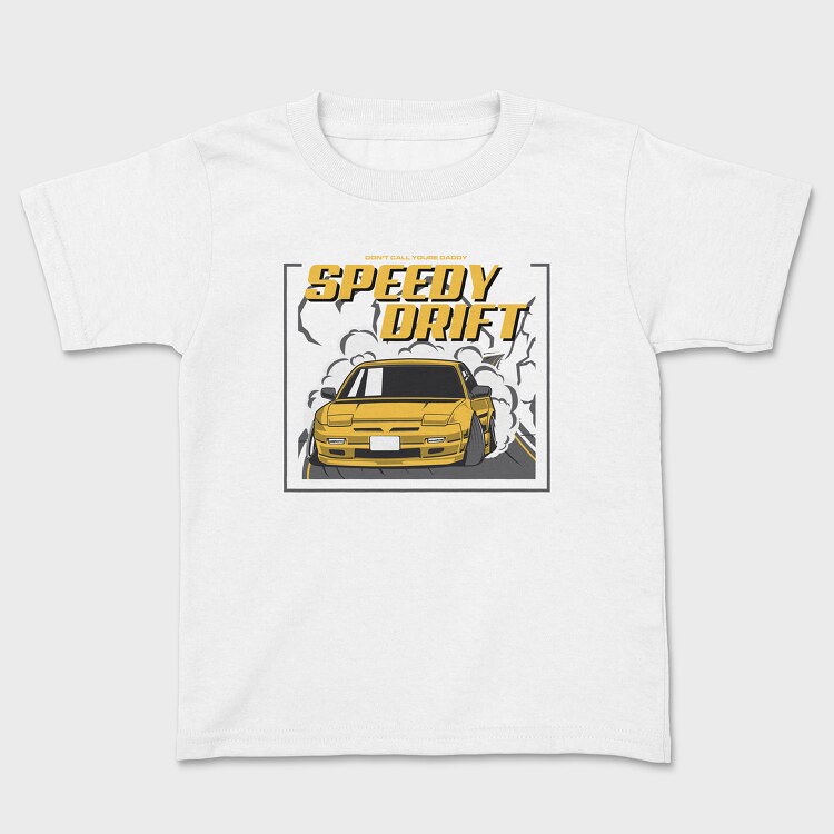 Speedy Drift, Kids' T-Shirt