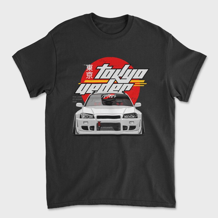 Tokyo Veder Gtr, Unisex Men's T-Shirt