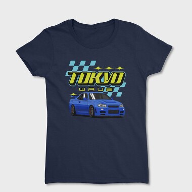 Tokyo Wave Gtr, Women's T-Shirt