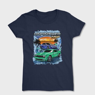 Unfinished Trip Cars, Women's T-Shirt