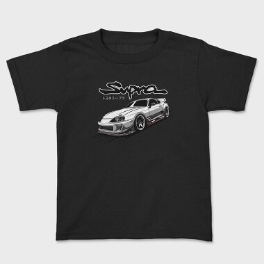 Kids' T-Shirt, White Supra