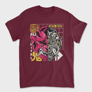 Cyber Oni, Unisex Men's T-Shirt